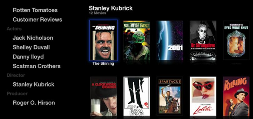 **Figure 37:** Select More in a movie’s listing to see reviews and find more titles by the principles.