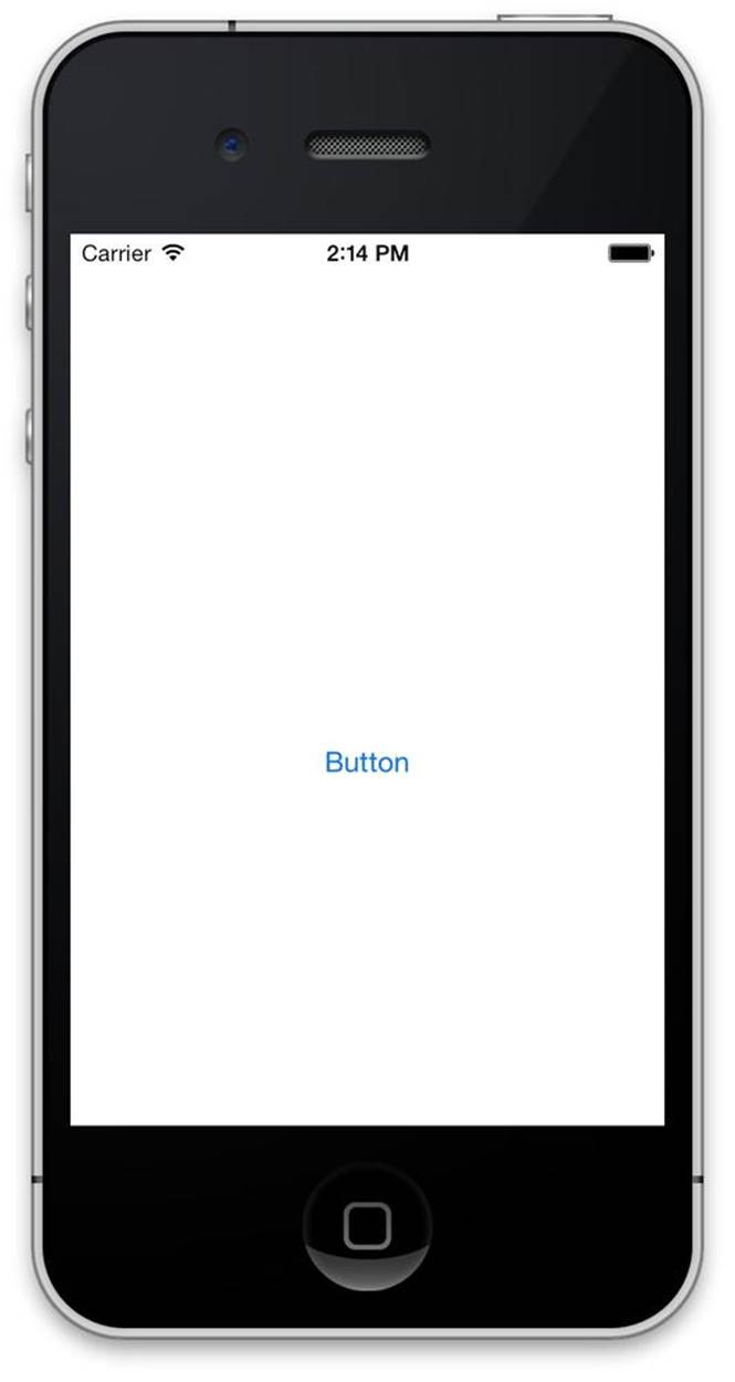 A button shown on the iPhone’s screen