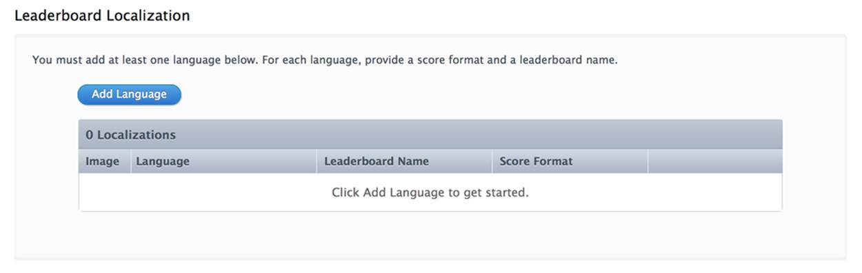 Adding a language to your leaderboard.