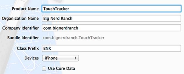 Creating TouchTracker