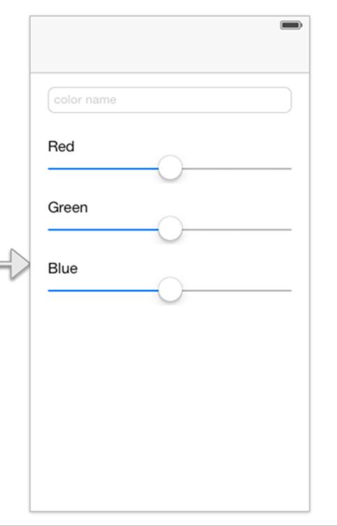 Configuring the view for BNRColorViewController