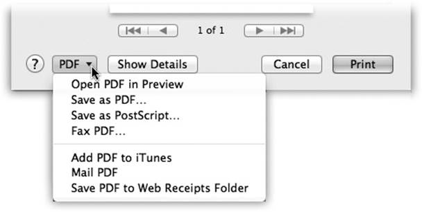 The PDF button is crawling with neat ways to process a document while it’s still open—and you can add to this pop-up button’s list, too. For example, if you’re code-inclined, you can create even more elaborate pathways for documents you want to print or convert to PDF using an Automator workflow.