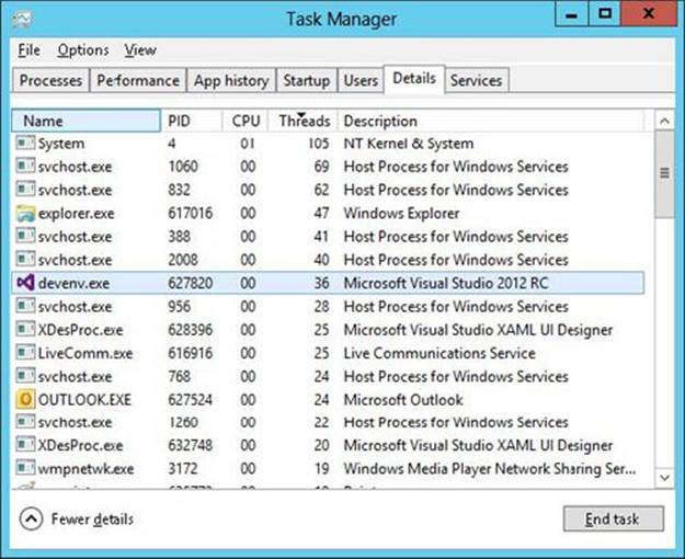 Task Manager showing details.