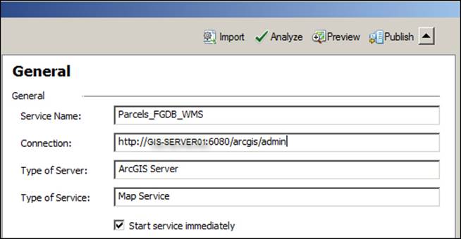 Authoring WMS services