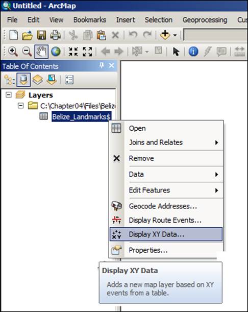 Enabling geodatabase