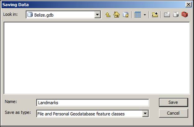 Enabling geodatabase
