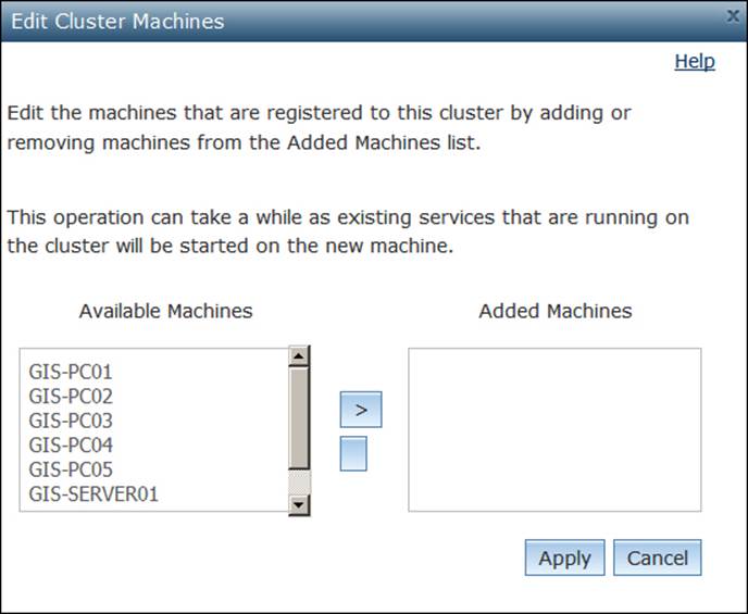 Grouping machines by resources