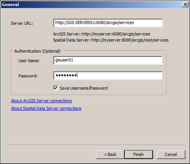 Connecting to a secured service