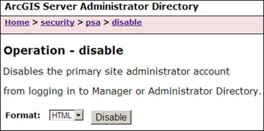 Disabling the primary administrator account