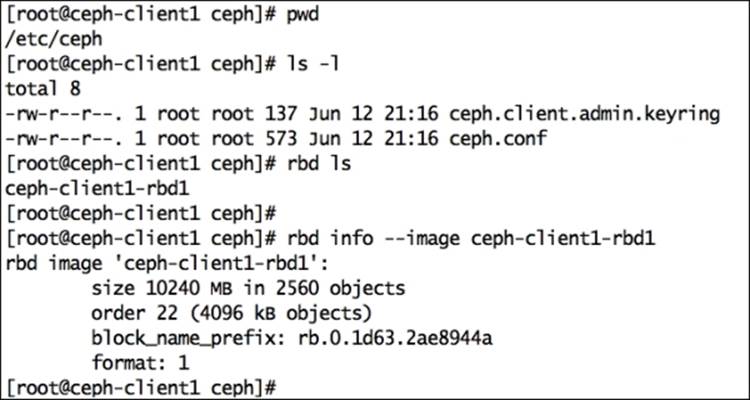 Mapping the RADOS block device