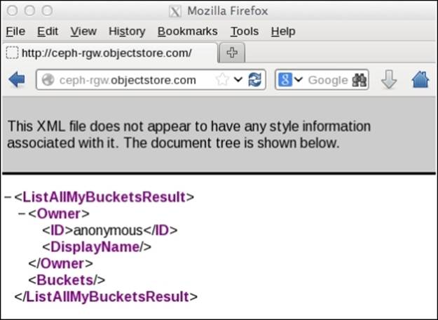 Configuring the RADOS gateway