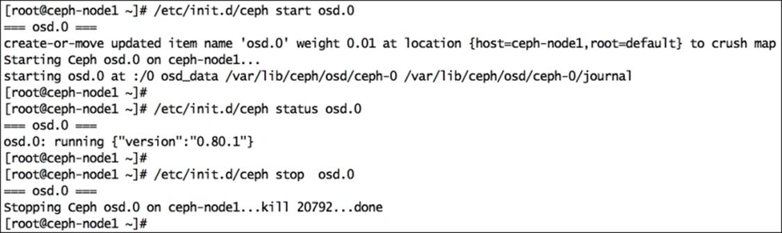 Starting and stopping a specific daemon