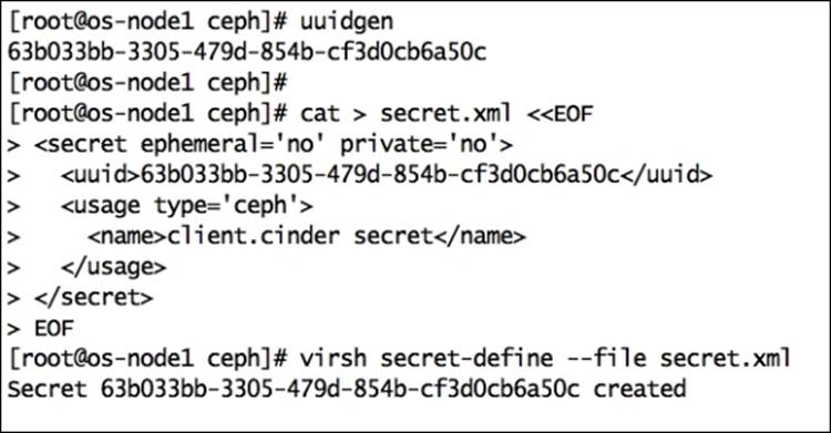 Configuring Ceph for OpenStack