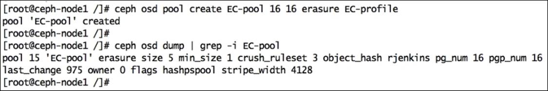 Implementing erasure coding