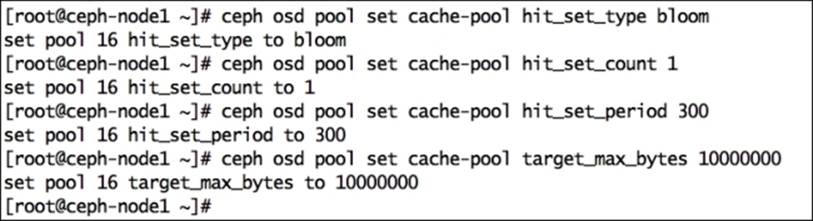 Configuring a cache tier