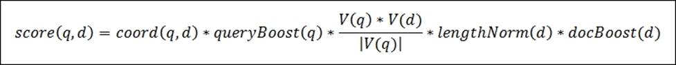 Lucene conceptual scoring formula