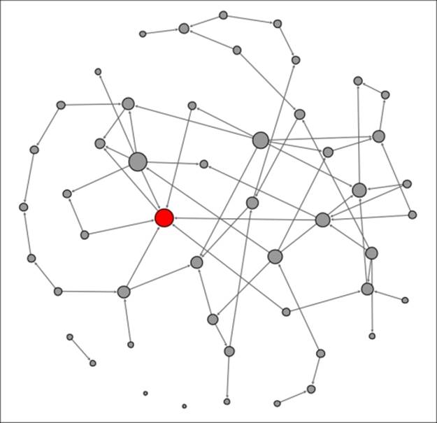 Viewing a contagion network