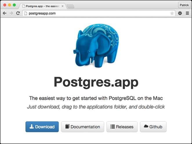 Setting up PostgreSQL on Mac OS X