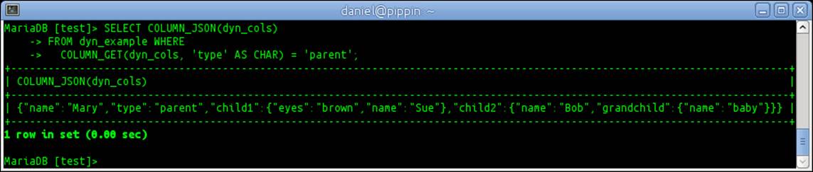 Reading nested dynamic columns