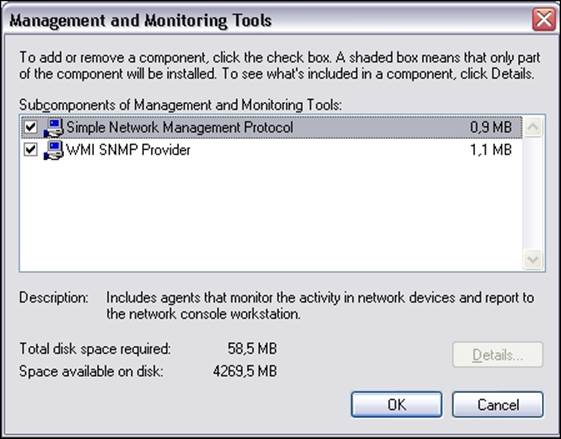 Setting up an SNMP agent