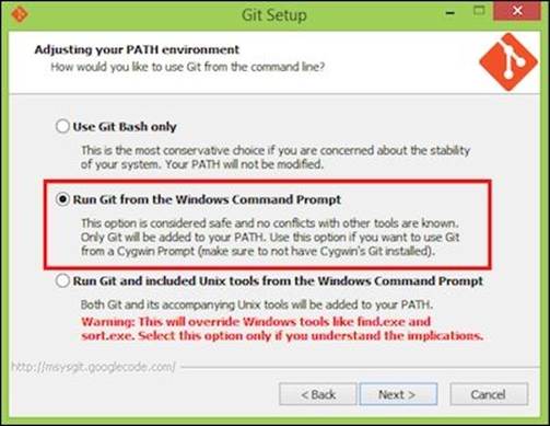 Installing the RHC command-line tools for Microsoft Windows