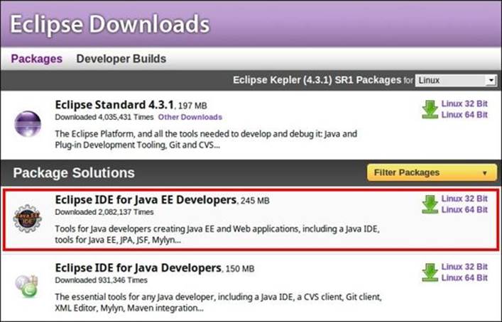 Downloading and installing Eclipse