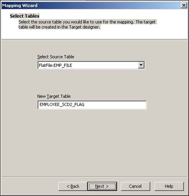 SCD2 (flag) &ndash; flag the history