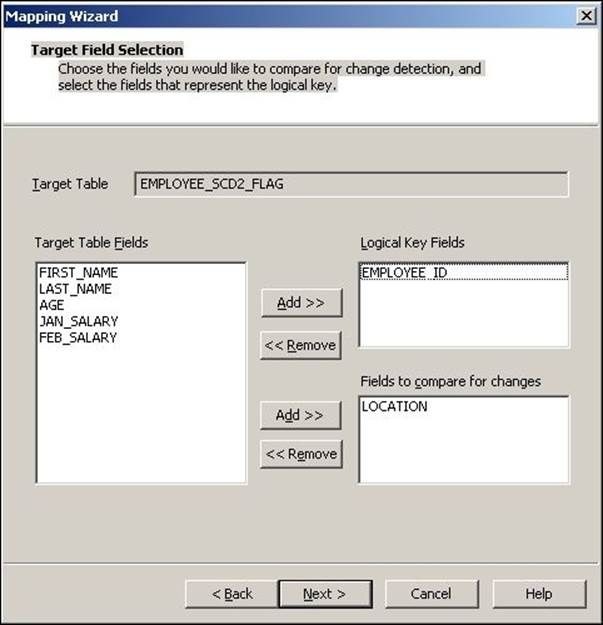 SCD2 (flag) &ndash; flag the history