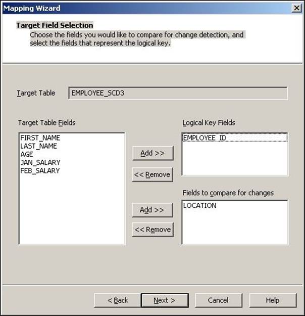 SCD3 &ndash; store something, if not everything!