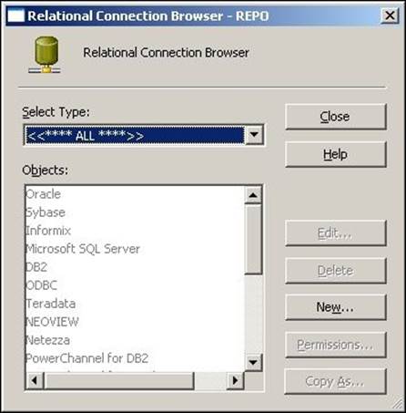 Configuring a relational database