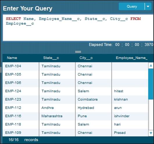 Writing your first SOQL statement