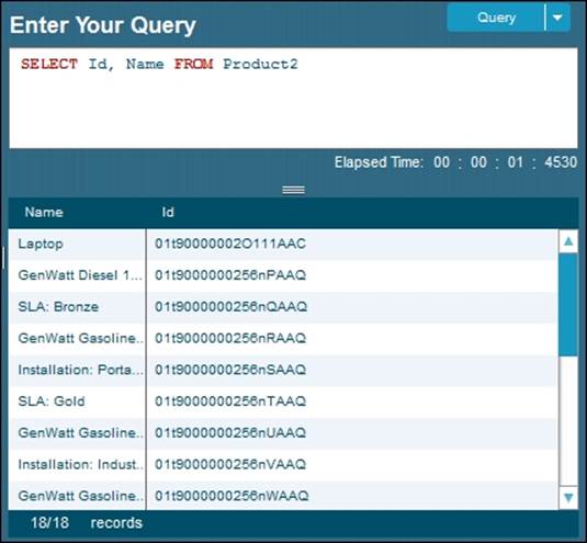 Writing your first SOQL statement