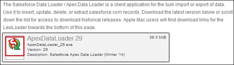 Downloading Data Loader without the Salesforce.com login