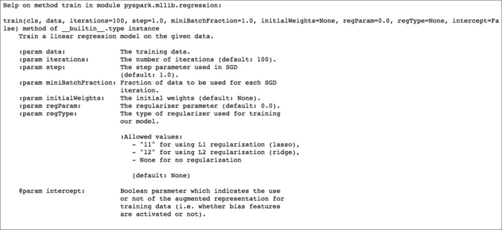 Training and using regression models