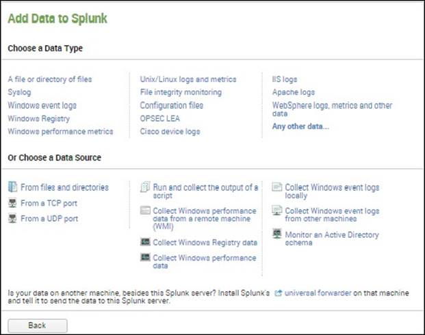 Getting data into Splunk