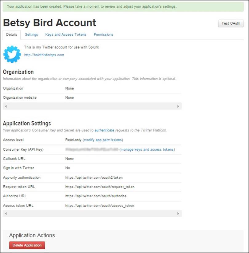 Obtaining a Twitter API Key