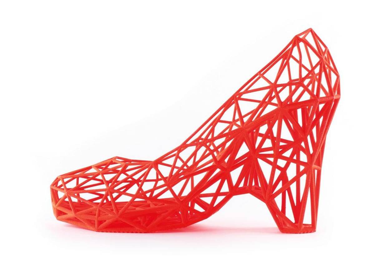 3D-printed shoe from the “strvct” collection