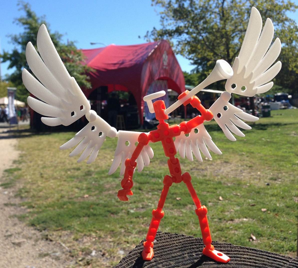 ModiBot Angel at World Maker Faire