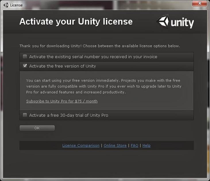 Installing Unity3D