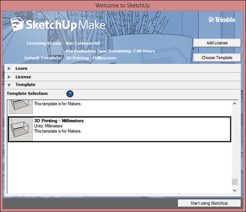 Downloading and installing SketchUp