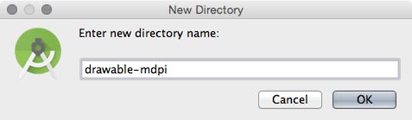 Creating a drawable directory