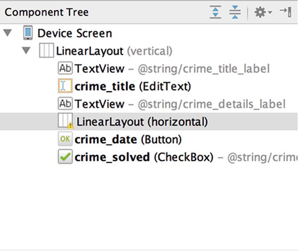 LinearLayout added to fragment_crime.xml