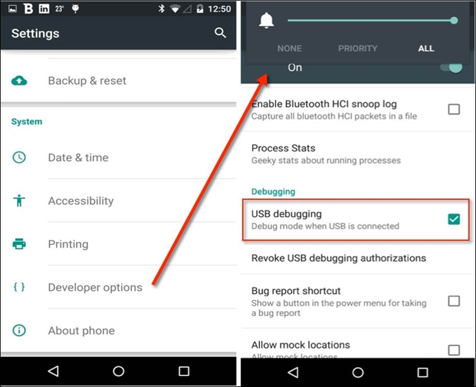 Debug your Android wearable app over Bluetooth