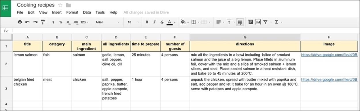 Generating a Google document from spreadsheet data using a script