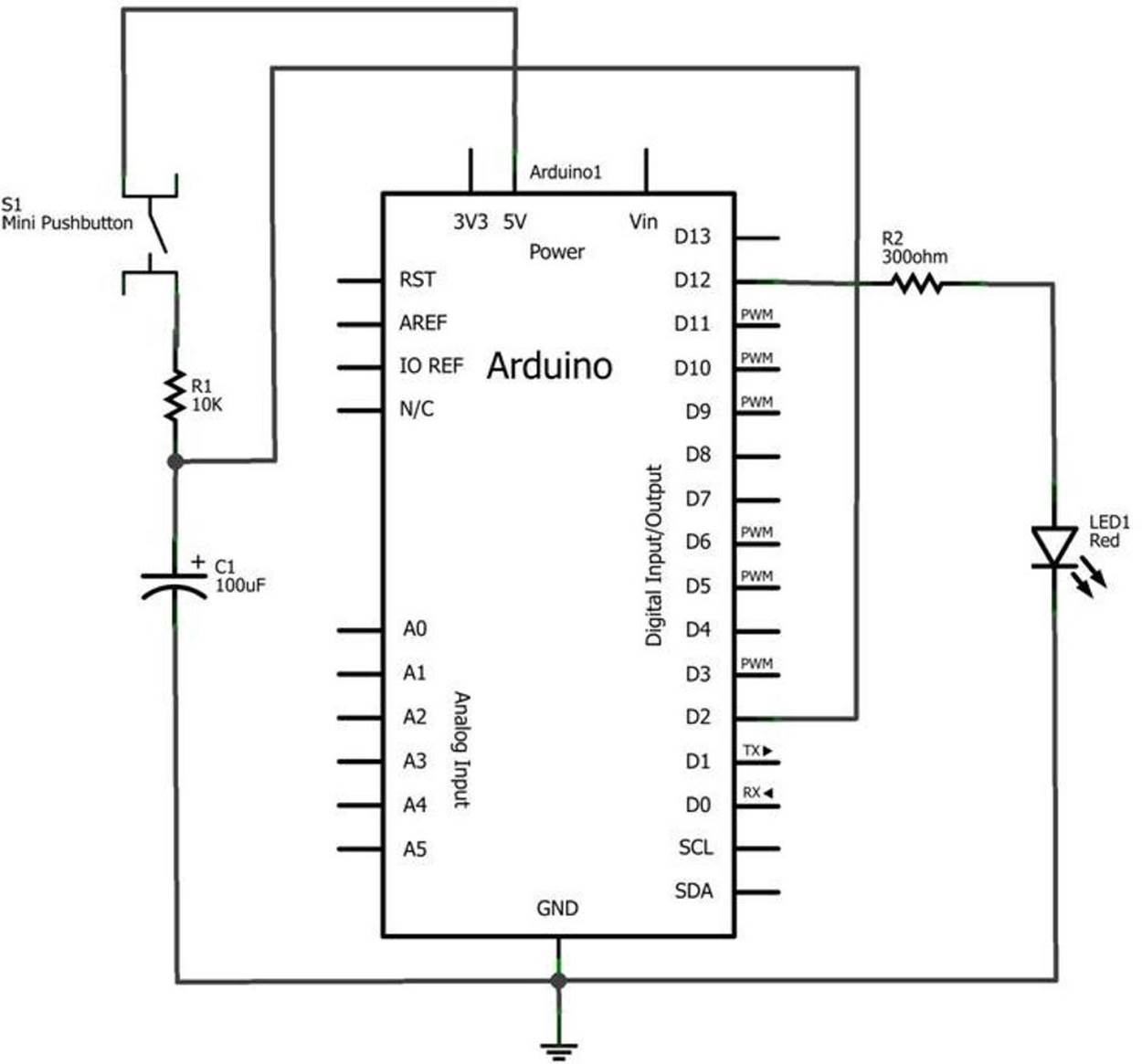 Trick Switch circuit schematic diagram