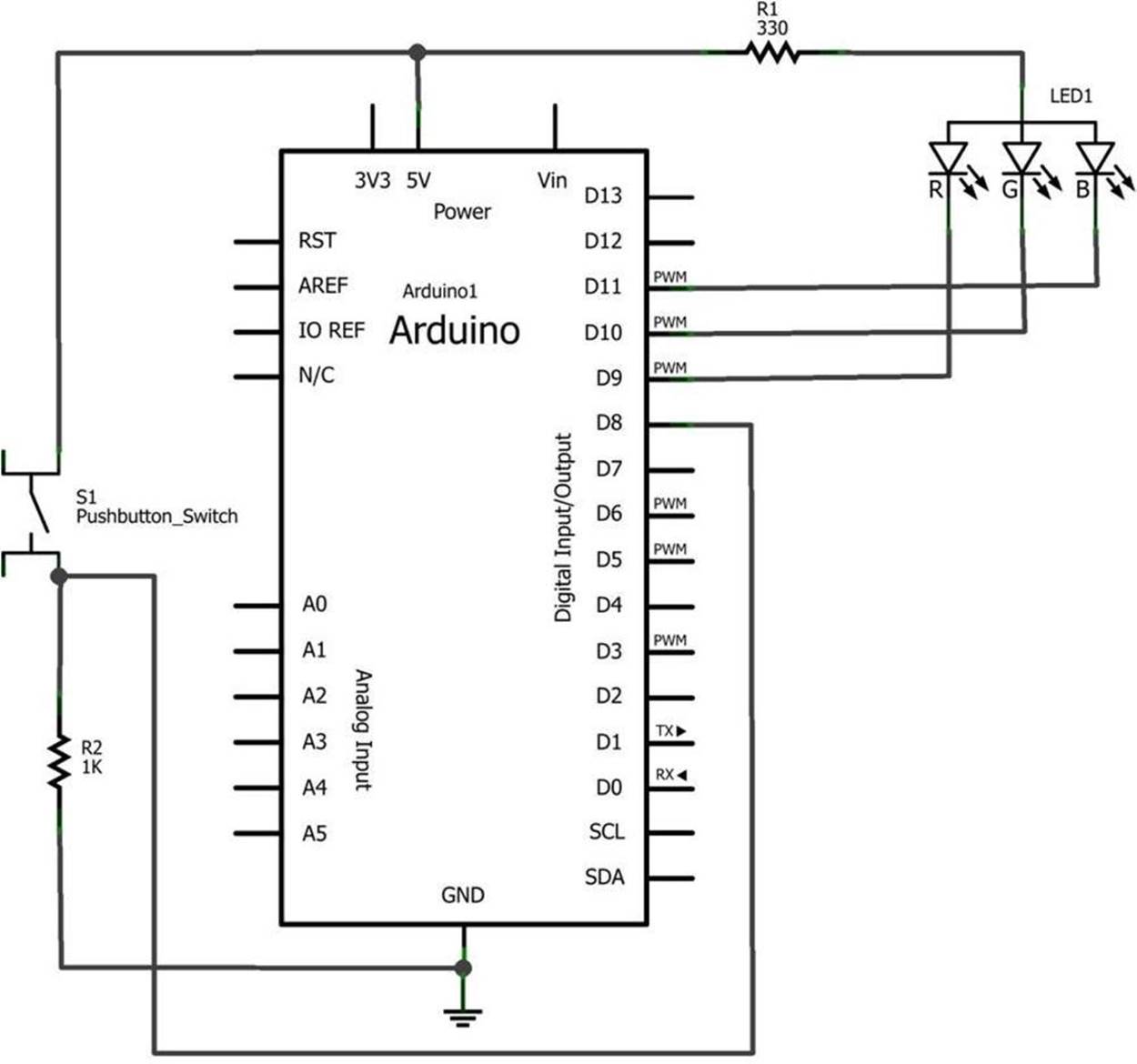 The Magic Light Bulb circuit schematic diagram