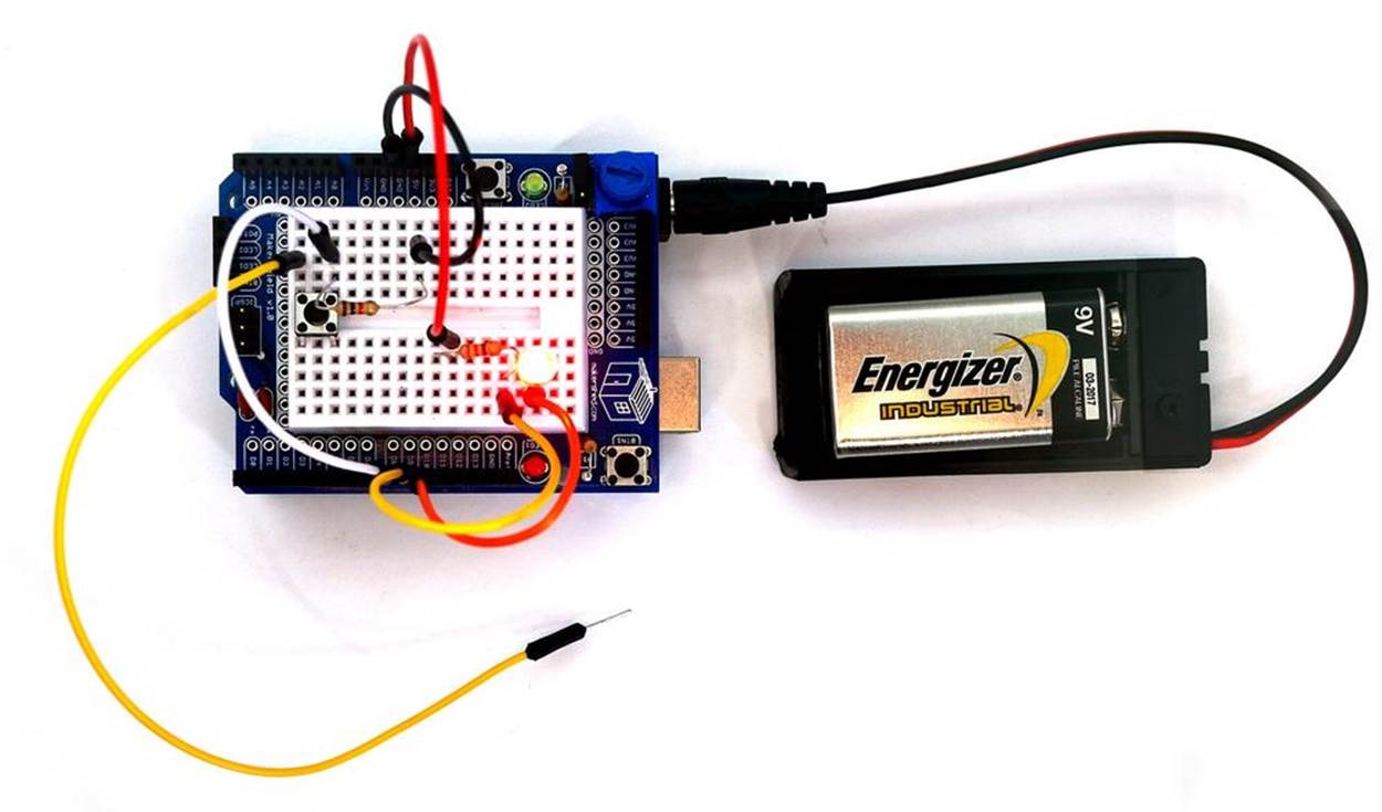 A Logic Tester with an RGB LED