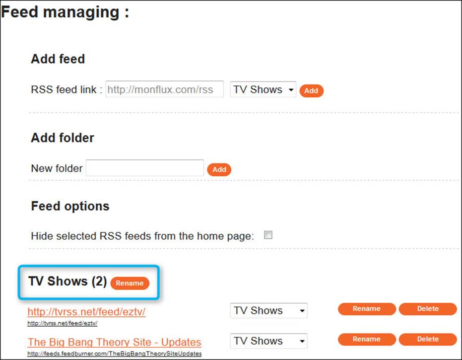 Using Leed to add your RSS feed