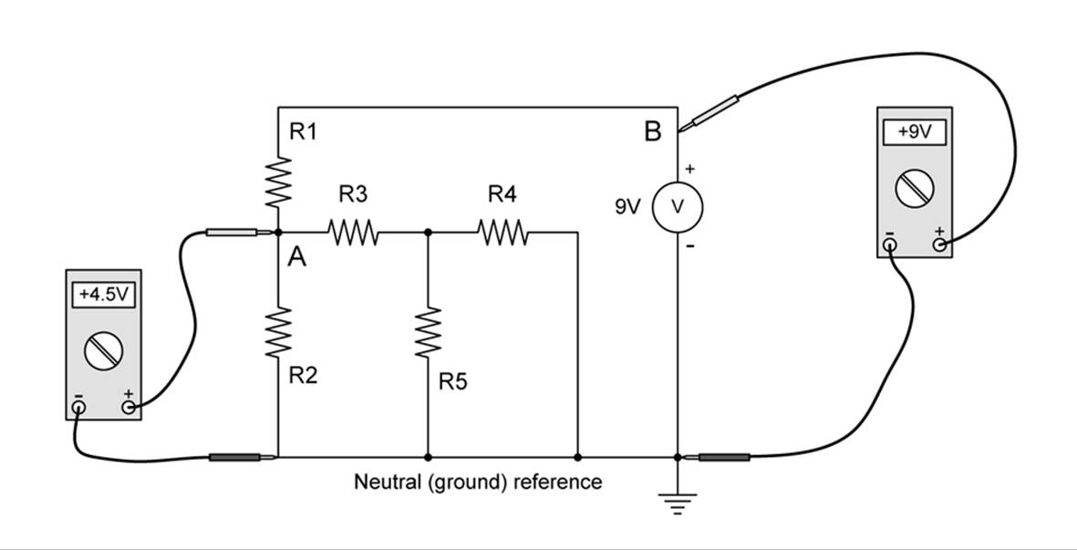 Voltage measurement in a circuit