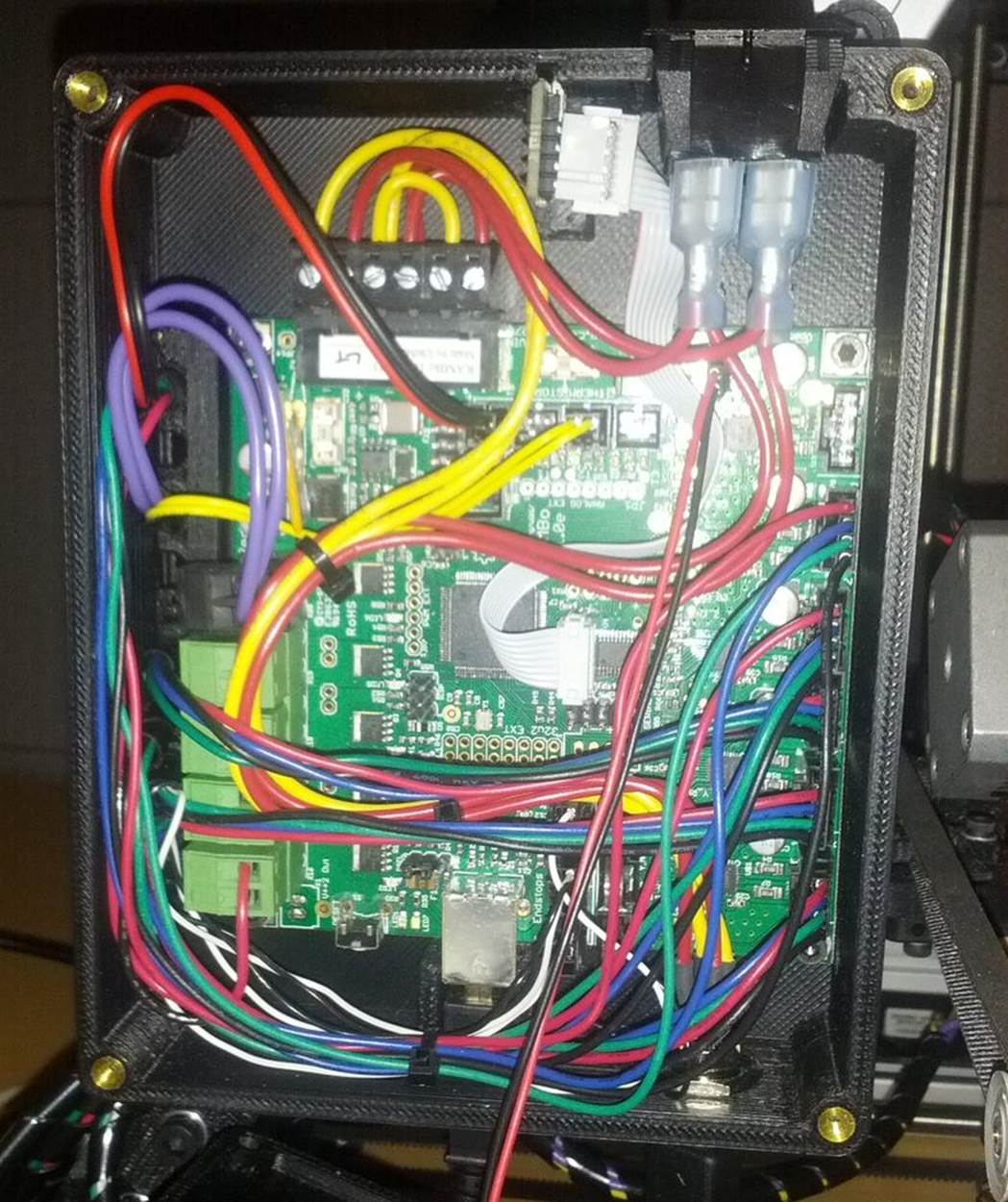 RAMBo electronics in Lulzbot AO-101